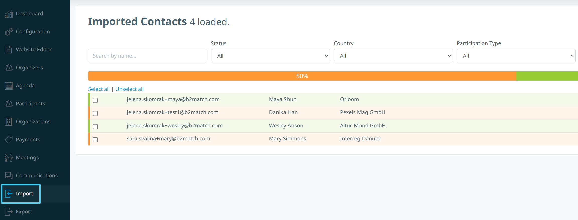 Importing Contacts - Full HD Dark Photos for Desktop